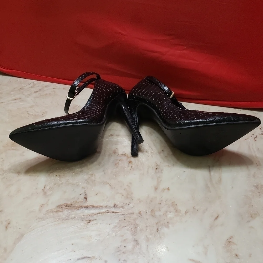 Heel shows Love lock Red Kiss blak 6.5 - Picture 6 of 9